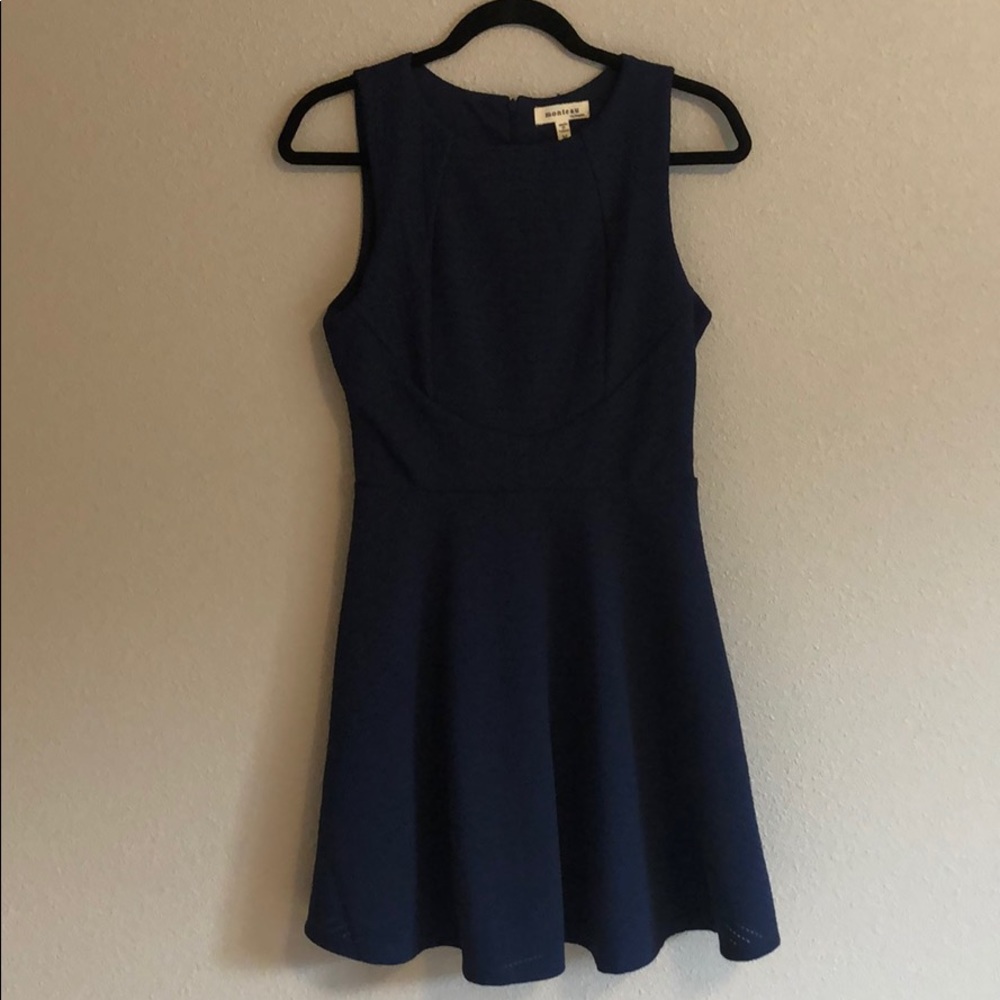 Monteau Navy Mini Dress